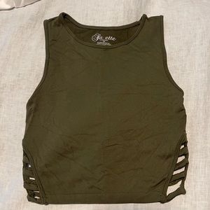 Suzette collection crop nylon and spandex